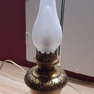 Lampe vintage en laiton