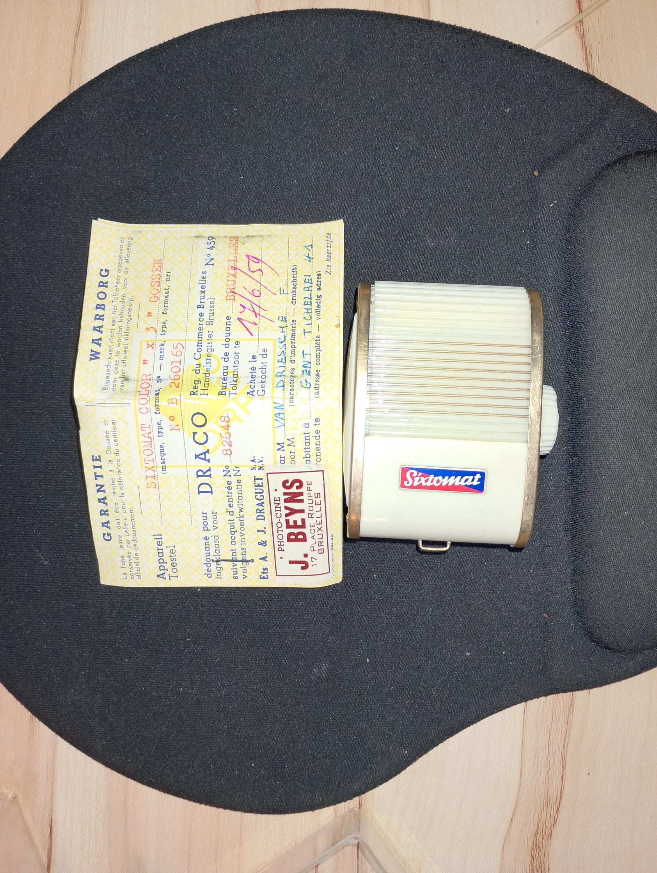Posemètre Vintage Gossen Sixtomat Color Finder - Avec Housse Cuir - Allemagne