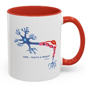 That's A Wrap! -Myelin, Neuroscience Themed Mug for Coffee and Tee Bild 1