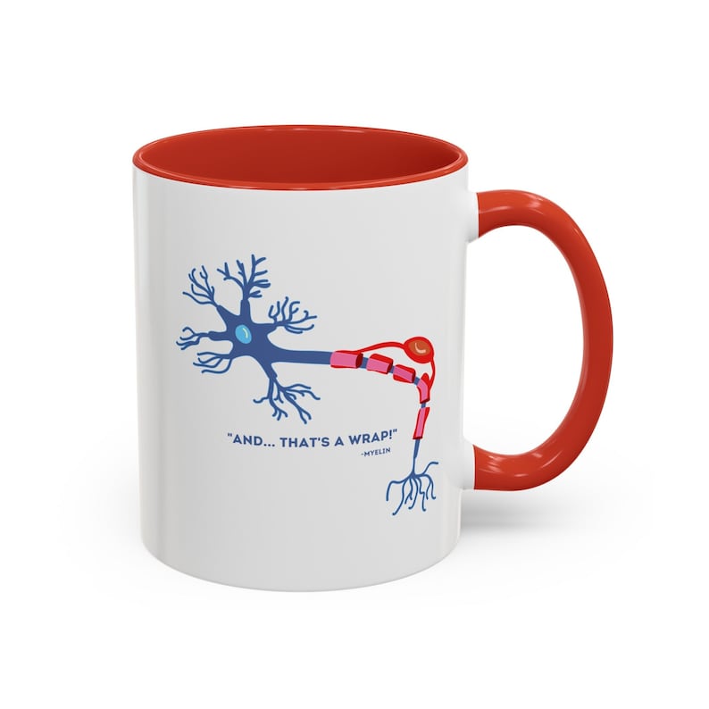 That's A Wrap! -Myelin, Neuroscience Themed Mug for Coffee and Tee Bild 1