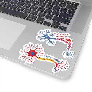 Edible Neuron Sticker Motivational Neuron Sticker Pack (2 Stickers) - Etsy