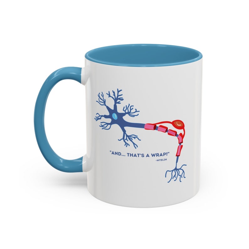That's A Wrap! -Myelin, Neuroscience Themed Mug for Coffee and Tee Bild 4