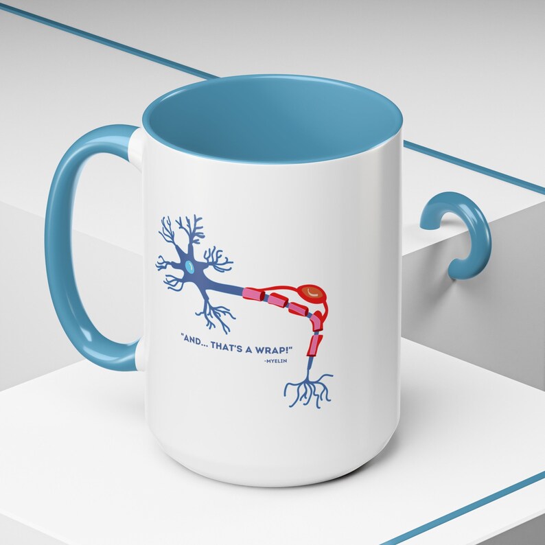 That's A Wrap! -Myelin, Neuroscience Themed Mug for Coffee and Tee Bild 5
