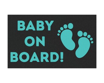 Imán para coche "Bebé a bordo": regalo para nuevos padres