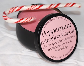 Peppermint Intention Candle