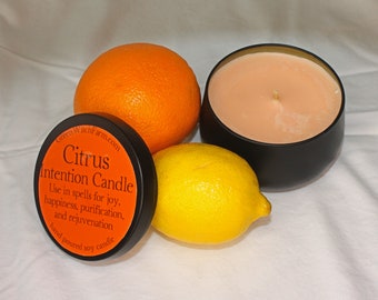 Citrus Intention Kerze
