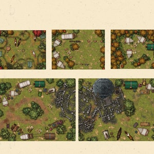 D&D Camp and Caravan Maps