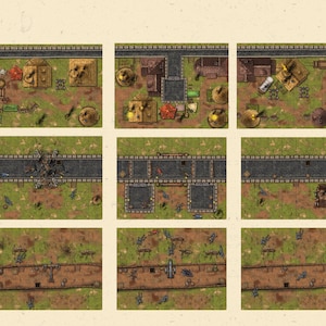 D&D Fortress Siege Battle Map Pack