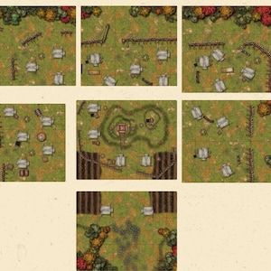 D&D Fantasy Army Camp Map Pack