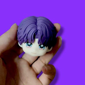 Rafayel OB11 Doll Head, Love and Deepspace Custom Nendoroid, Compatible Faceplate & Hair Kit, Handmade Fan Art, Obitsu11 headcap parts