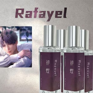 Perfume Rafayel 30 ml, Fan Art aromático de Love and Deep Space, inspirado en videojuegos, regalo para gamers, perfume único, fragancia para fans.
