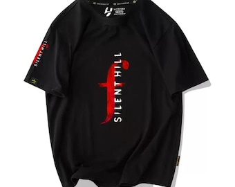 サイレントヒル f Tシャツ：ユニセックス ヘビーコットン ホラーゲーム