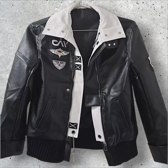 Caleb Jacket Cosplay Outfit. Love and Deepspace, Biker Fashion