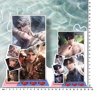 Acrylständer Love and Deepspace, Sylus, Zayne, Xavier, Rafayel, Geburtstagsgeschenk Anime Raum, Dekorationsgeschenk für sie, Otomespiel merch