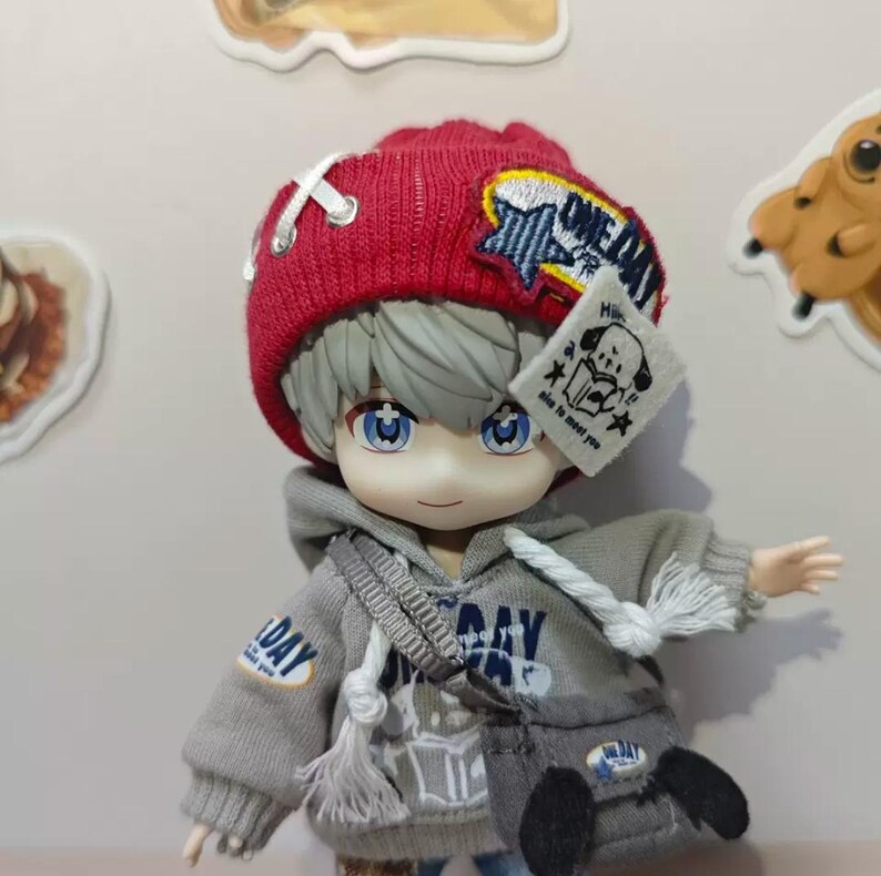 Full Doll Set Sylus, Xavier, Zayne, Rafayel OB11 Doll Head, Love and Deepspace Custom Nendoroid, Handmade Fan Art, 2.0 doll body with cloth