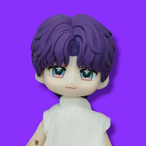Rafayel OB11 Doll Head, Love and Deepspace Custom Nendoroid, Compatible Faceplate & Hair Kit, Handmade Fan Art, Obitsu11 headcap parts