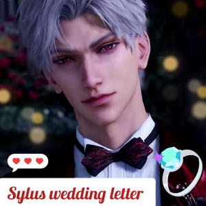 Sylus bruiloft liefdesbrief, liefde en diepe ruimte fan cadeau romantisch bericht, virtuele liefdesbrief voor haar, huwelijksgeloften invoegen digitale download