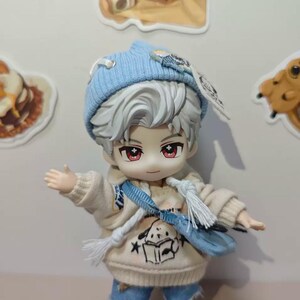 Full Doll Set Sylus, Xavier, Zayne, Rafayel OB11 Doll Head, Love and Deepspace Custom Nendoroid, Handmade Fan Art, 2.0 doll body with cloth