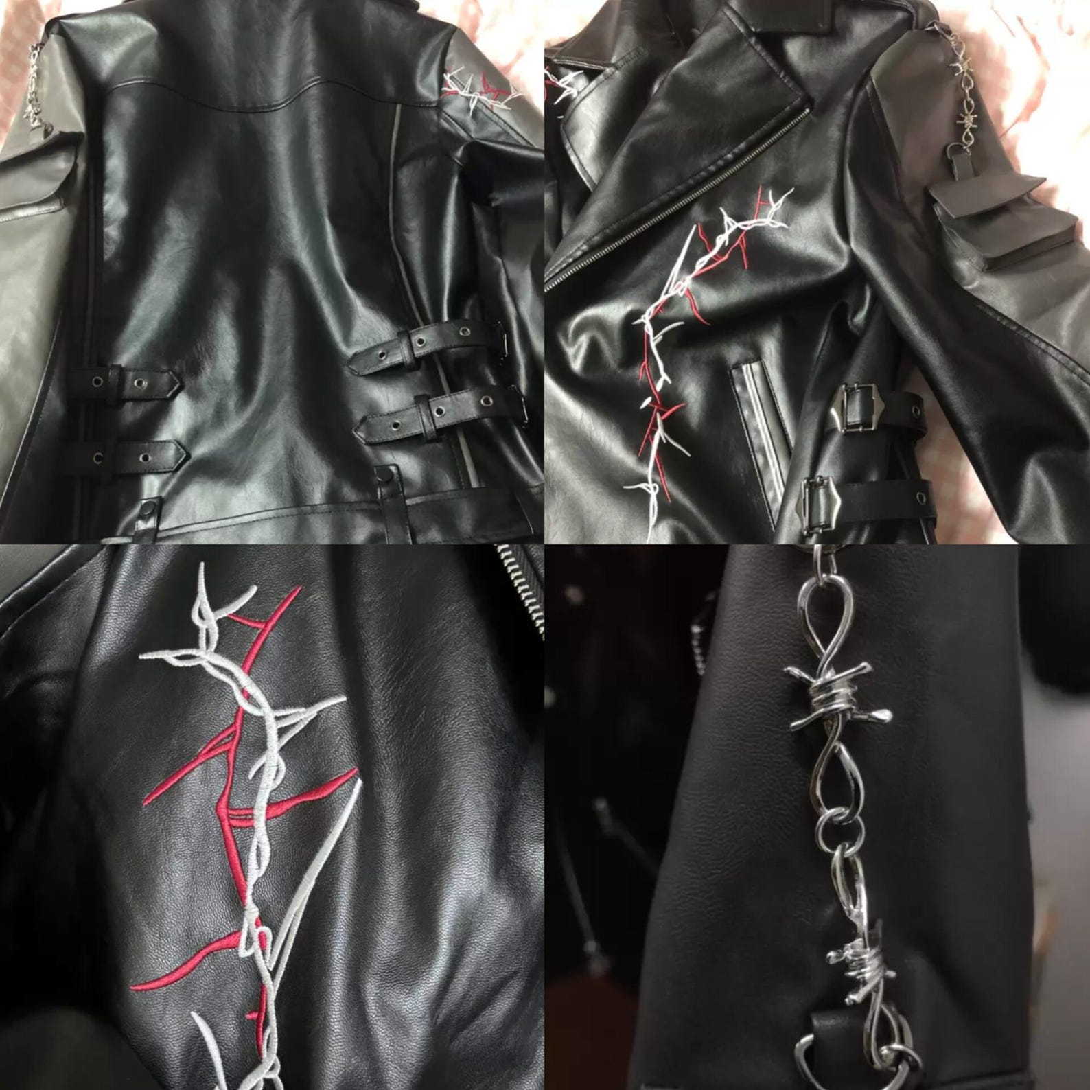 Sylus Jacket Cosplay Outfit. Love and Deepspace, Biker Fashion ...