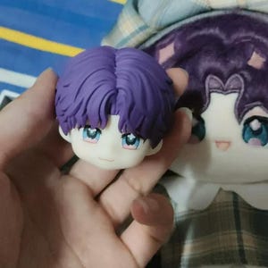 Rafayel OB11 Doll Head, Love and Deepspace Custom Nendoroid, Compatible Faceplate & Hair Kit, Handmade Fan Art, Obitsu11 headcap parts