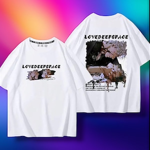 Sylus T-shirt Love and Deepspace, Unisex Summer cotton T-shirt, Anime Romance Merch, Gamer Aesthetic Gift, Surprise  Themed gift for fans