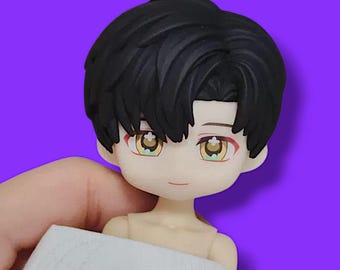 Zayne OB11 Doll Head, Love and Deepspace, Custom Nendoroid, Obitsu11
