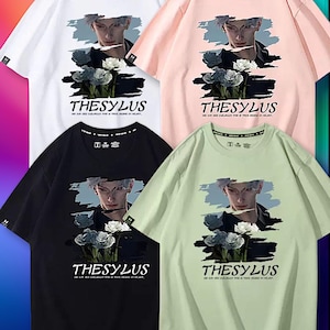 Sylus T-shirt Love and Deepspace, Unisex Summer cotton T-shirt, Anime Romance Merch, Gamer Aesthetic Gift, Surprise  Themed gift for fans