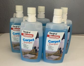 1992 Regina Carpet Shampoo Steamer Professional Cleaner 15oz Bottles Deodorizes