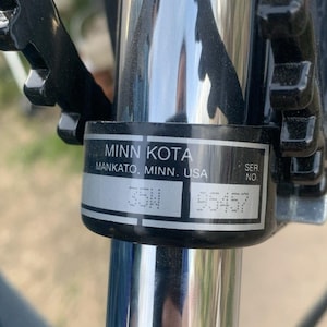 MINN KOTA Weedless 35 Four Speed 17 Lbs. Thrust Trolling Motor 12V Brand New image 3