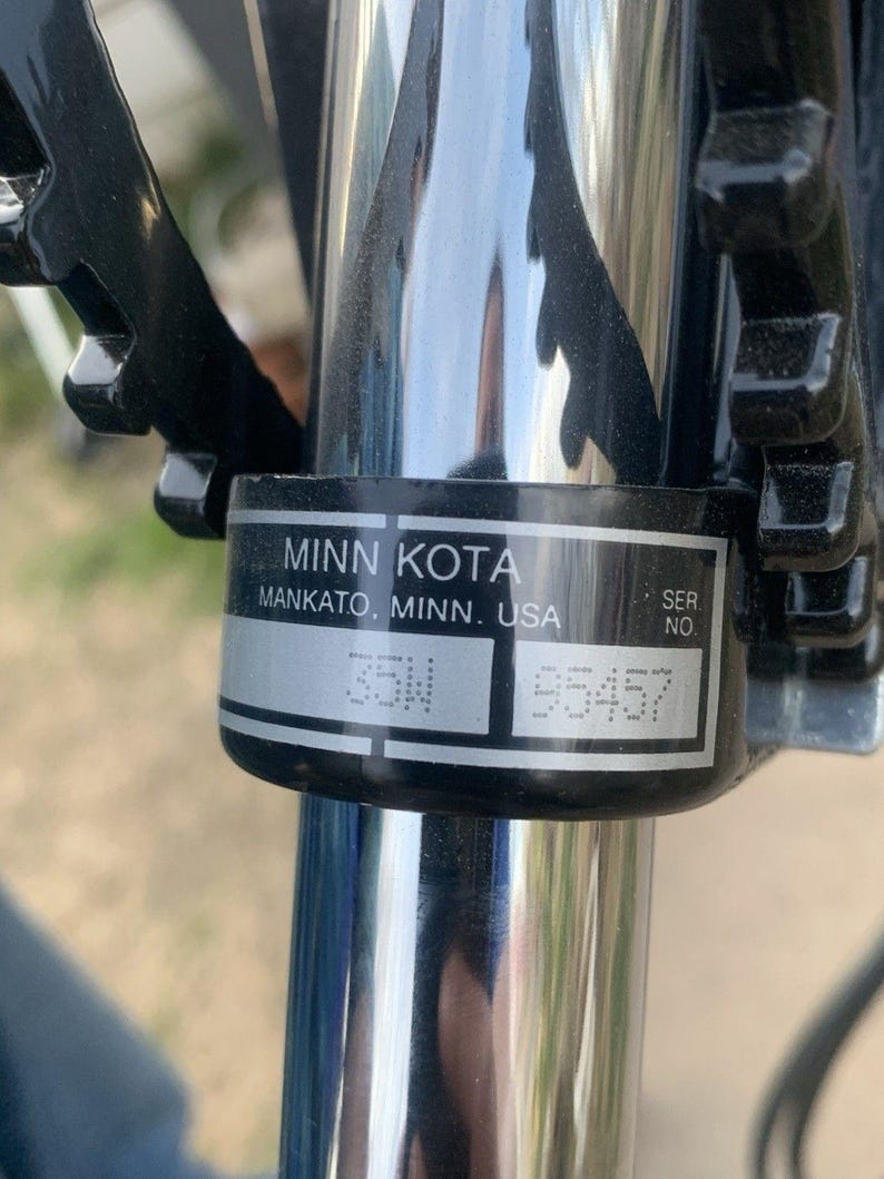 MINN KOTA Weedless 35 Four Speed 17 Lbs. Thrust Trolling Motor 12V Brand New image 3