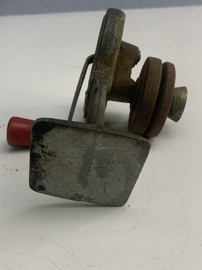 Dazey Sharpit Hand Crank Knife Sharpener Grinding Wheel Stone Vintage Pat. 1925 画像 5