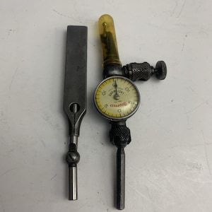L. S. Starrett No. 711-F Last Word Dial Test Indicator .001" With Attachment