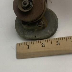 Dazey Sharpit Hand Crank Knife Sharpener Grinding Wheel Stone Vintage Pat. 1925 画像 8