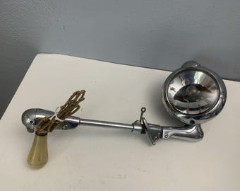 Vintage Unity Accessory Chrome Cowl Yankee Spotlight W/Side View Mirror 30s, 40s