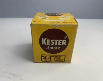 Kester Solder "44" Resin Core 40/60 .093 Dia 40/60 66 Vintage Rosin Electronics