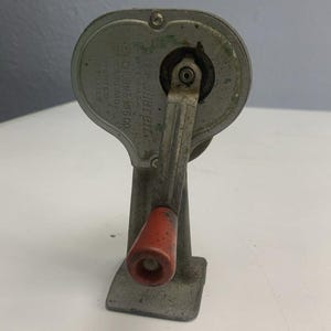 Dazey Sharpit Hand Crank Knife Sharpener Grinding Wheel Stone Vintage Pat. 1925 画像 3