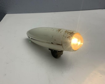 Vintage Delta Winner Bicycle 1950's Battery Powered Torpedo Horn Flashlight 8"L