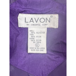 vtg 80's Lavon Jacket Unisex Track Windbreaker Bomber jacket sz XL image 7