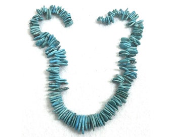 graduated drop shape natural sleeping beauty turquoise beads unfinished strand