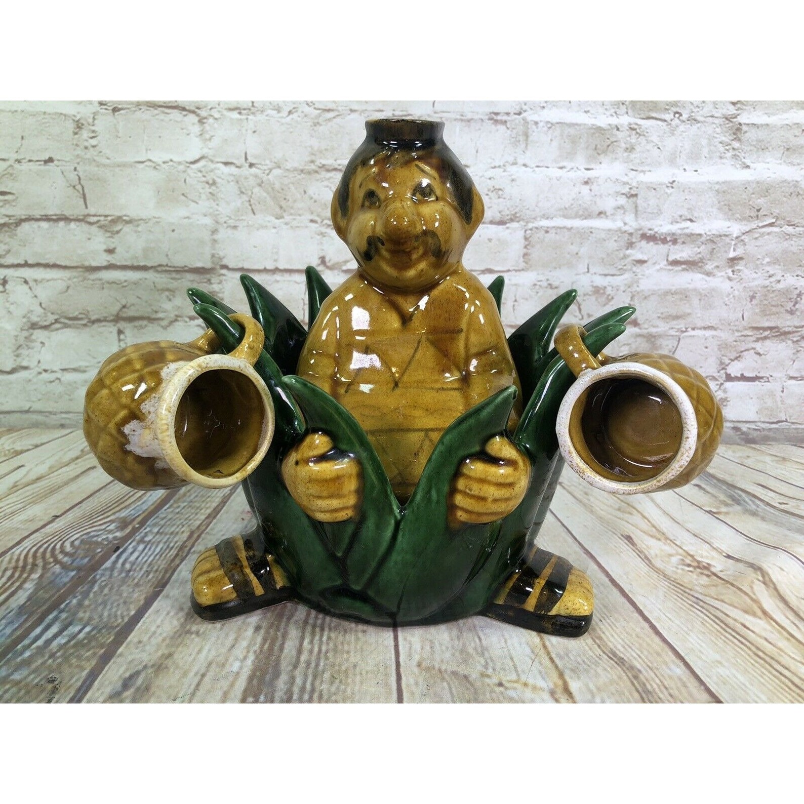 Vtg agave Tequila Decanter Mexican Ceramic Barware 5pc Pottery Etsy