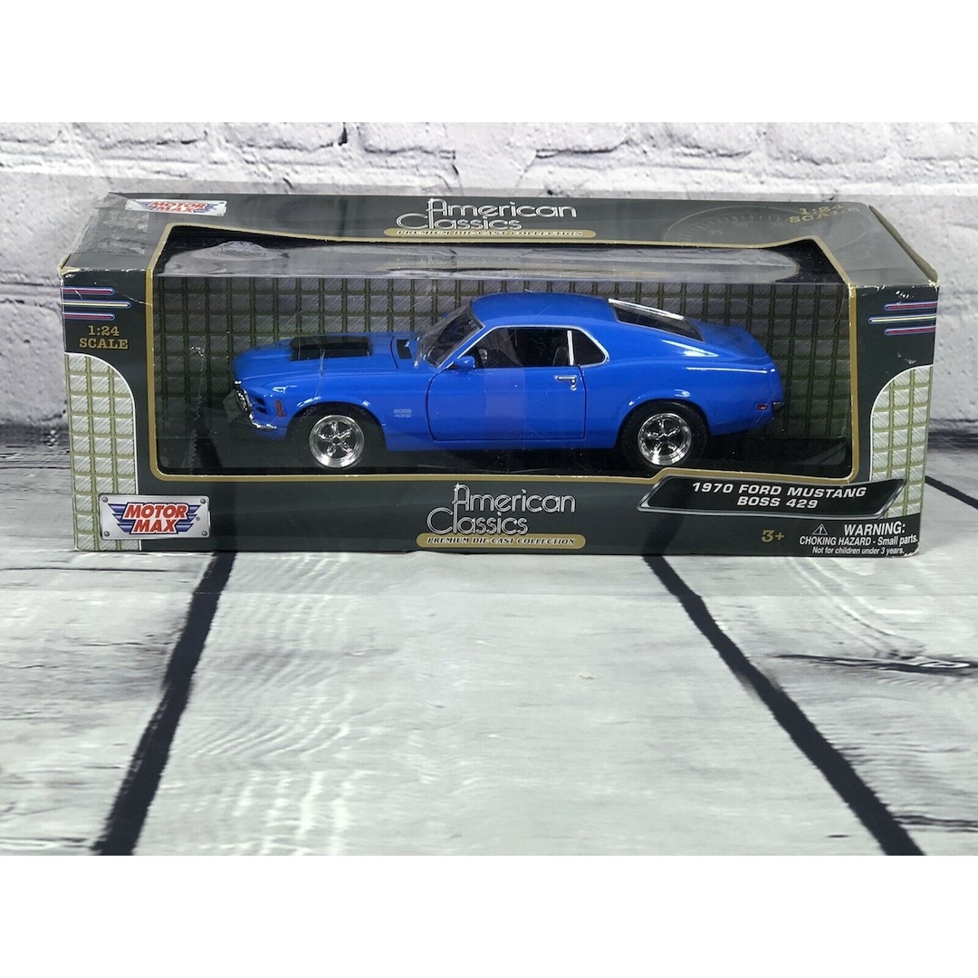 Motormax 1:24 American Classic 1970 Ford Mustang Boss 429 - Etsy