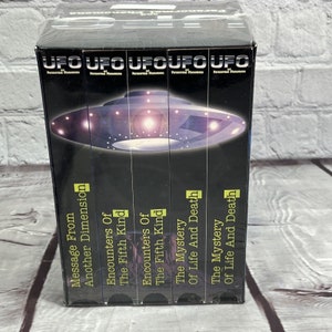 UFO and Paranormal Phenomena VHS 5 Tape Box Set 1996 Investigations Sci-Fi/Fact?