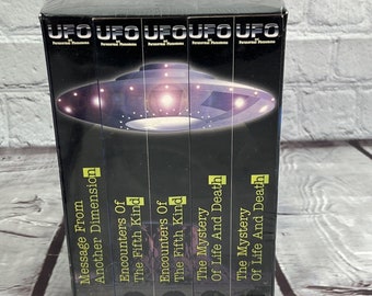 UFO and Paranormal Phenomena VHS 5 Tape Box Set 1996 Investigations Sci-Fi/Fact?