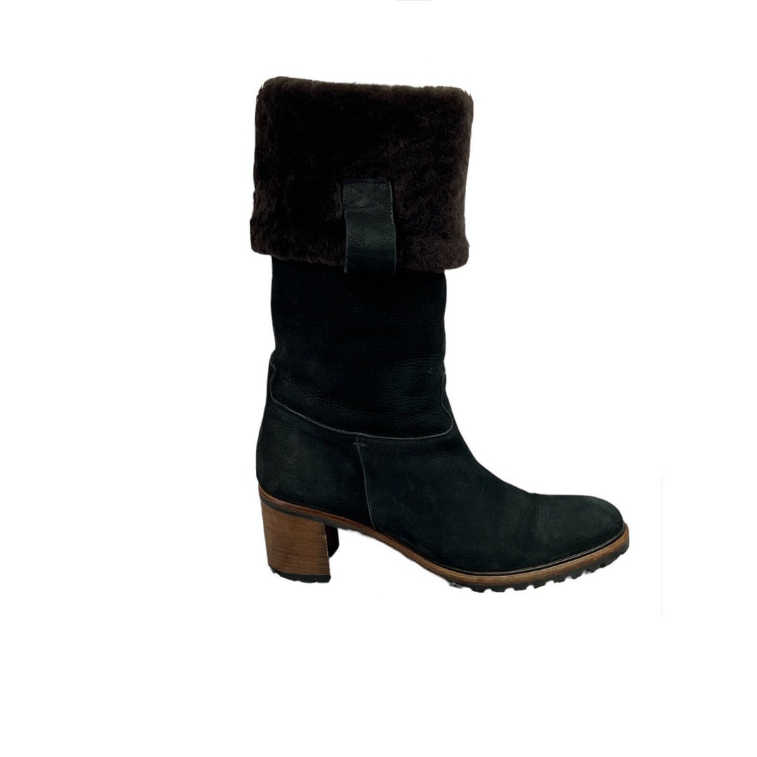 St. Moritz leather ＆ shearling ankle boots シアリングブーツ BOGNER St. Moritz buckled shearling-lined textured-leather