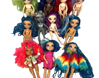 Rainbow High Mixed Doll Lot Of 11  High MGA Articulated Fashion Dolls collectable