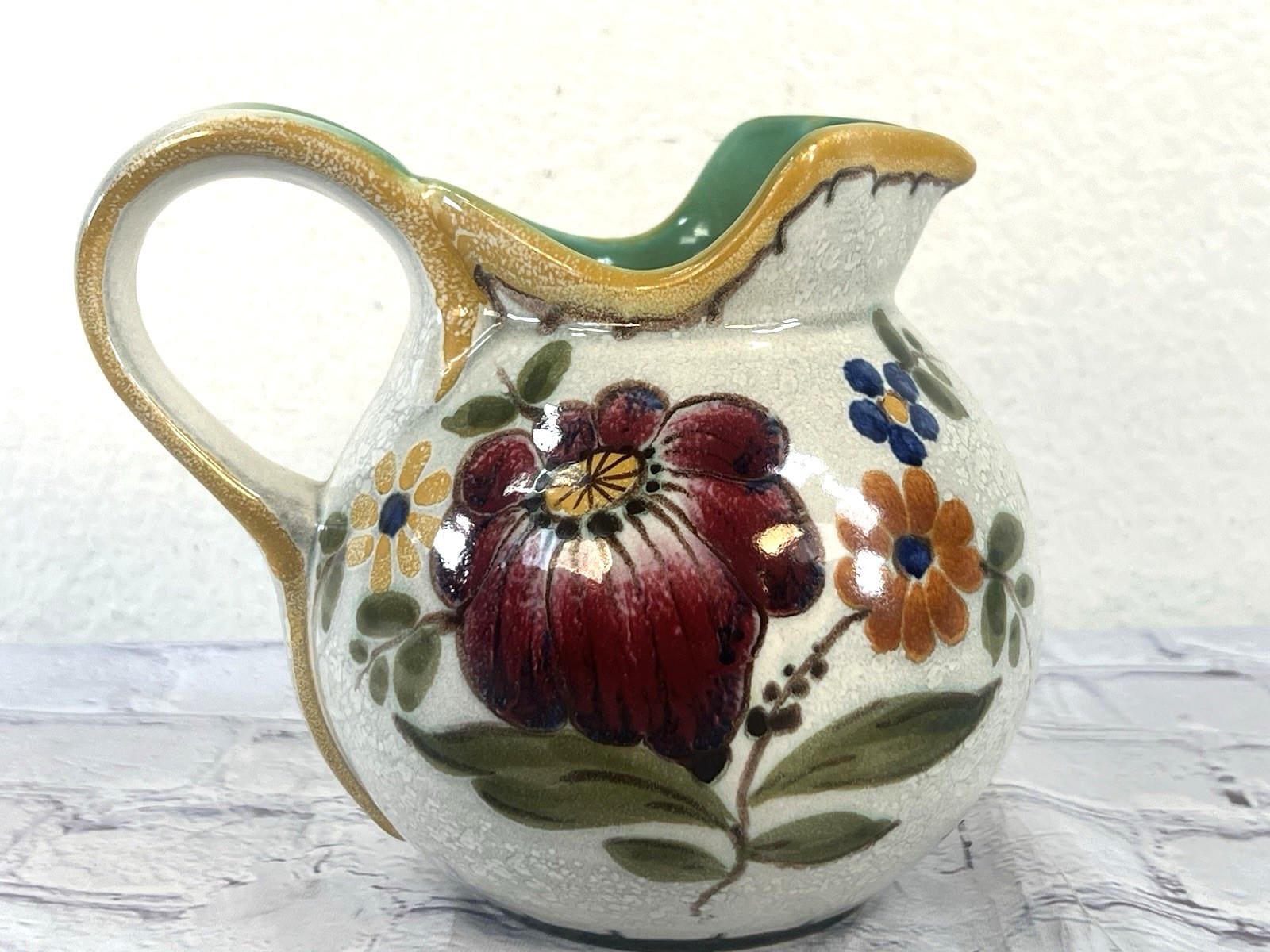 【アンティーク】 オランダゴーダ窯 アール・ヌーヴォー水差し/クリーマー Royal Gouda Pitcher - Etsy