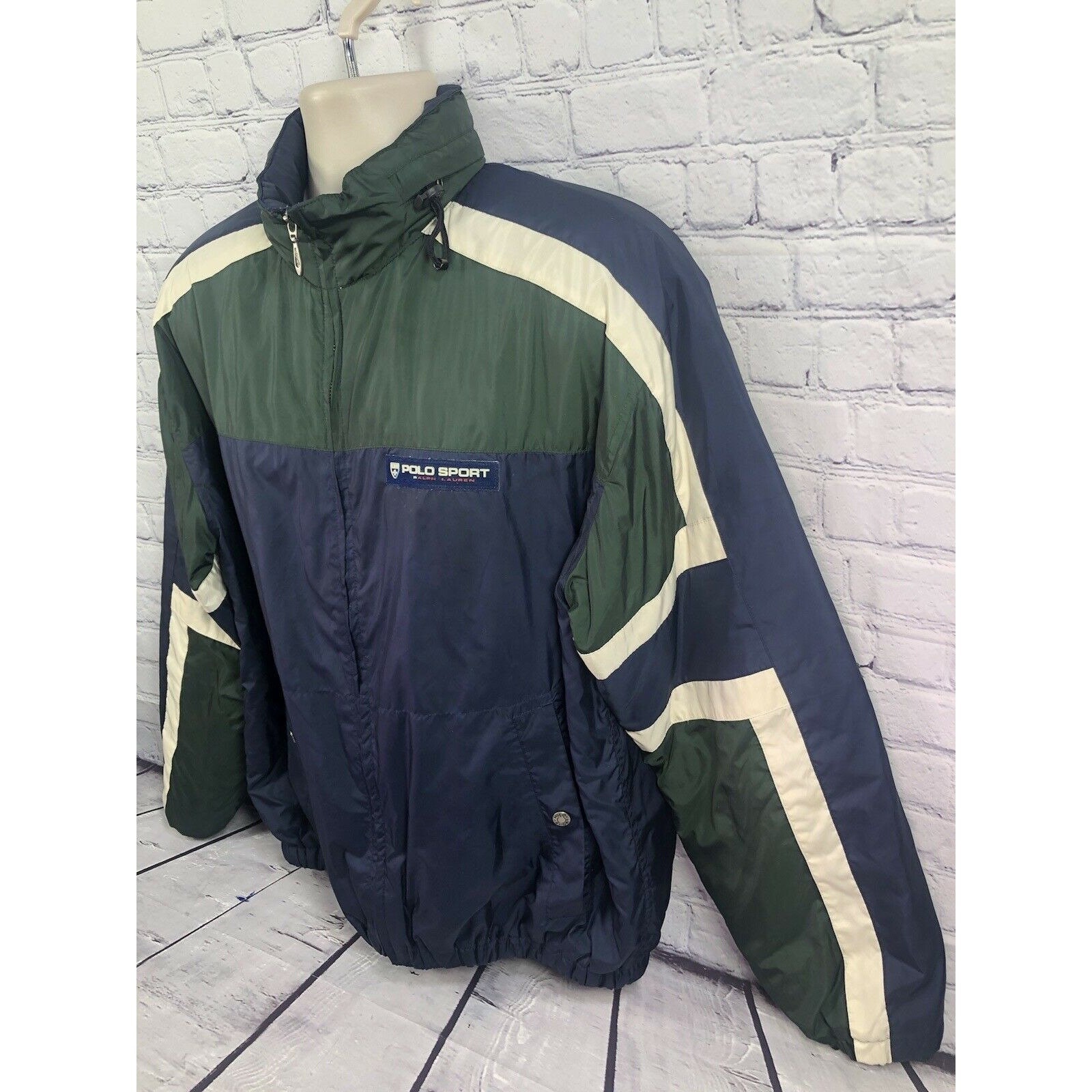 Vtg 90's Polo Sport Sportsman Hooded Puffer Jacket Mens Sz - Etsy 