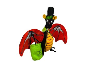 Annalee 9" trick or treat dragon Halloween collectable NWT 2018