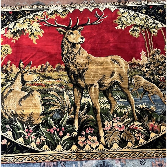 Velvet tapestry wall hanging sale