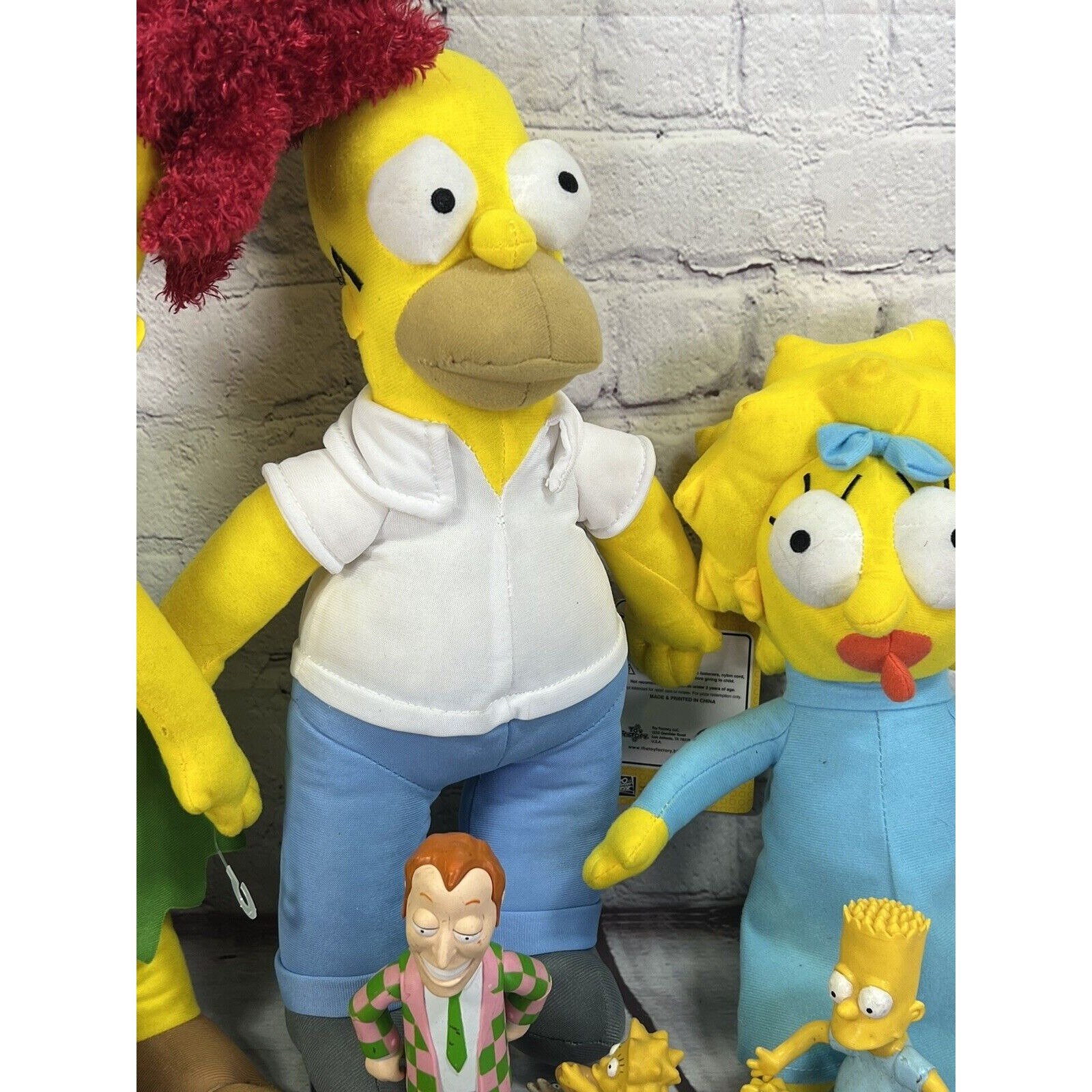 ヴィンテージ ザ シンプソンズ ぬいぐるみ 8 体とおもちゃのフィギュア
